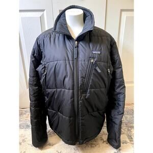 Vintage Patagonia Puffer Jacket Black Full Zip Outdoor Down Women's Size M